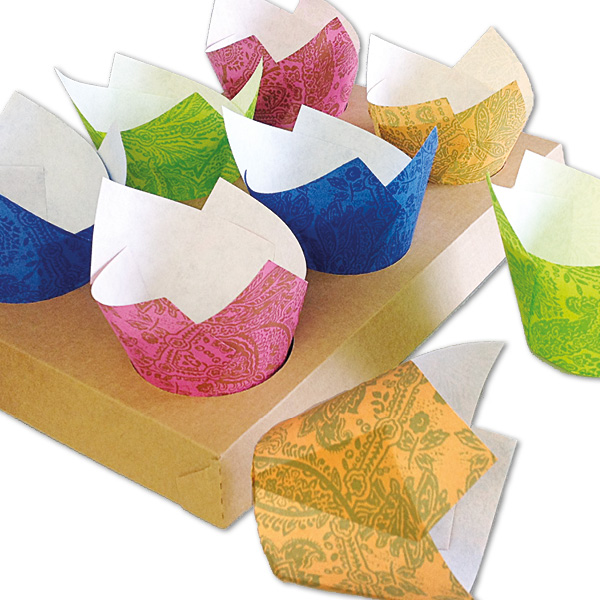 Image for TULIP CUPS FARBIG SORTIERT 4X125 PCE